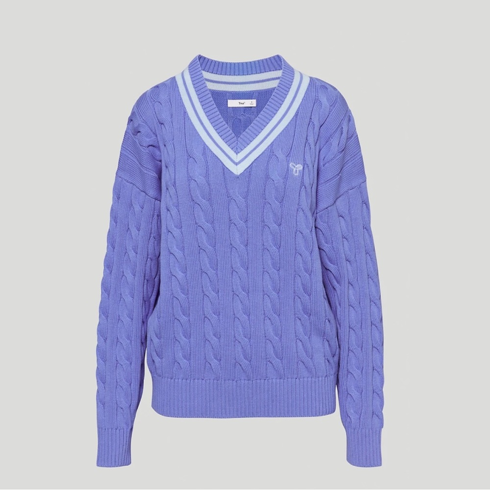 Tna purple knit sweater size L